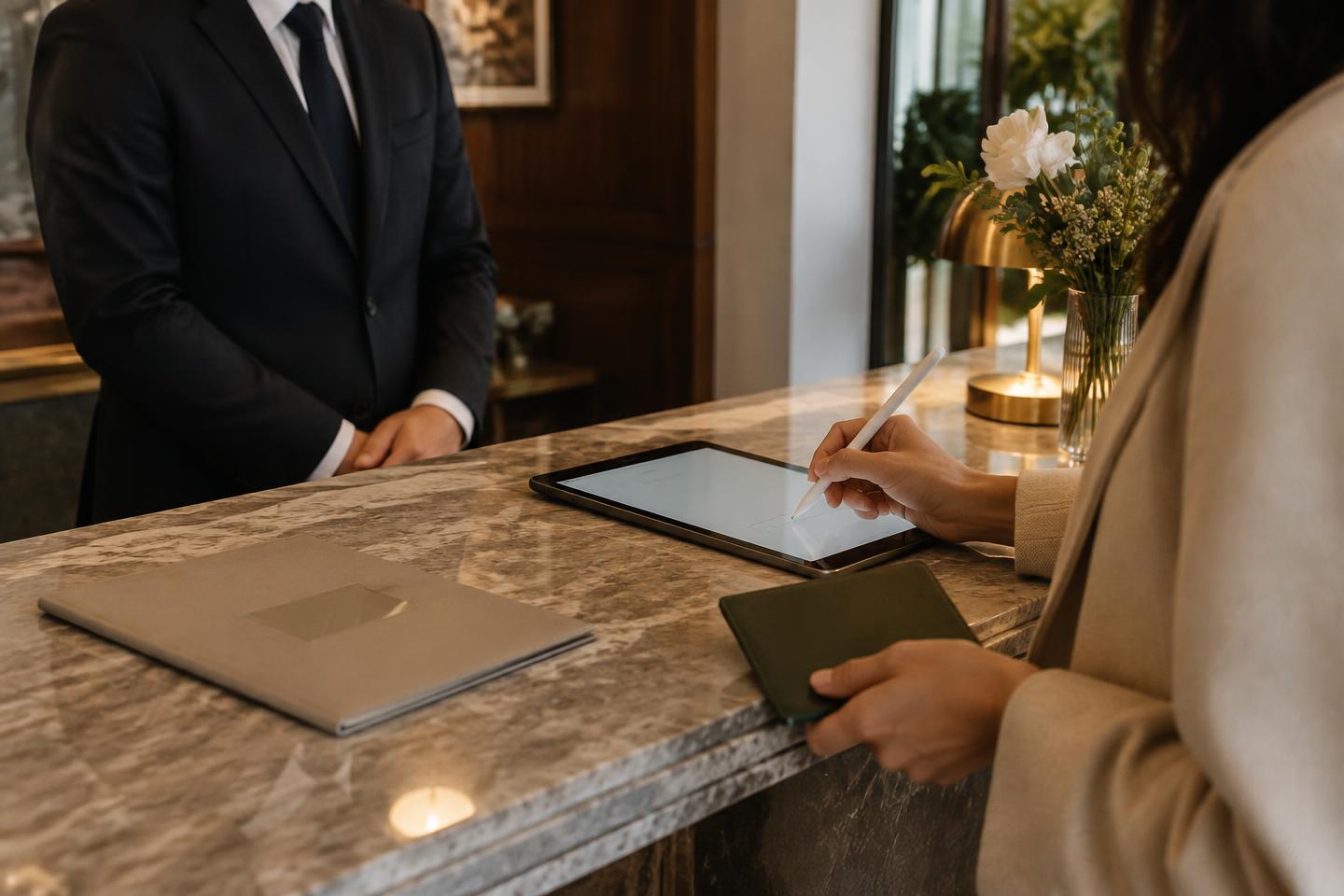 Firma digitale di informative e consensi in reception