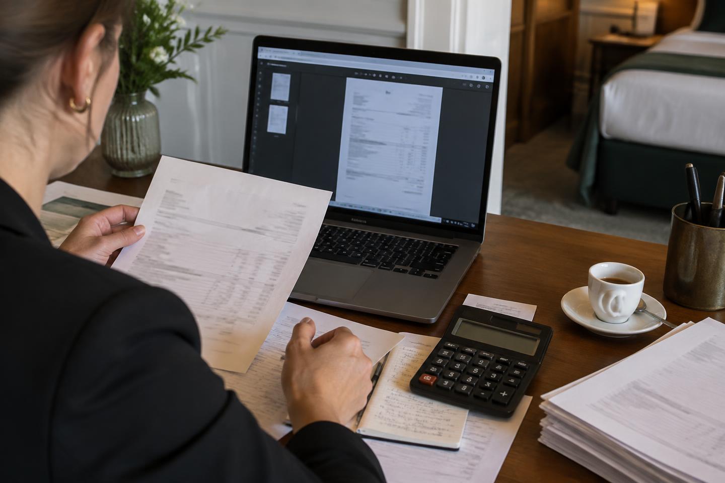 Fatture fornitori lette e archiviate in ufficio